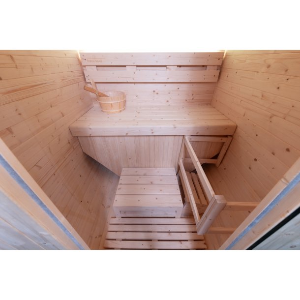 Sauna Ga&iuml;a Urban - Spruce FS med 6 kw elovn